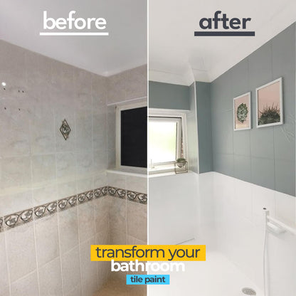 All in One Paint for Bathroom, Bathtub, Tile, Paint for Wet Surfaces, Sink, Kitchen Cabinet, Worktop, Wood, Furniture - Matte & 250ml