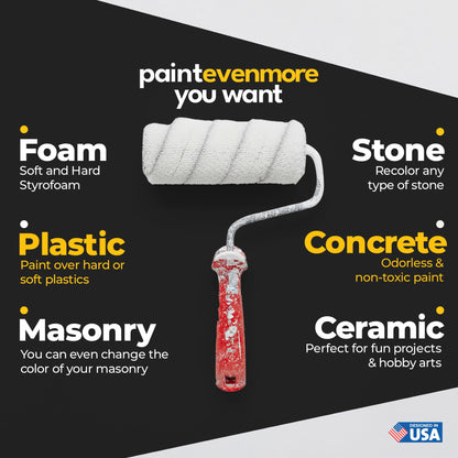 All in One Paint for Bathroom, Bathtub, Tile, Paint for Wet Surfaces, Sink, Kitchen Cabinet, Worktop, Wood, Furniture - Matte & 250ml