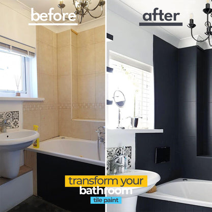 All in One Paint for Bathroom, Bathtub, Tile, Paint for Wet Surfaces, Sink, Kitchen Cabinet, Worktop, Wood, Furniture - Matte & 250ml