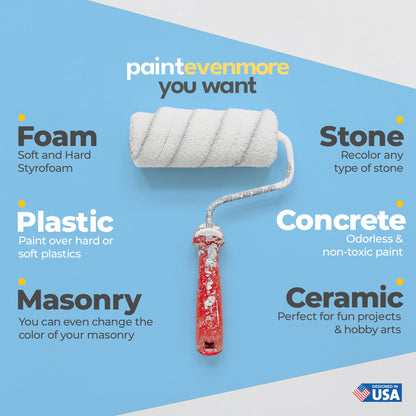 All in One Paint for Bathroom, Bathtub, Tile, Paint for Wet Surfaces, Sink, Kitchen Cabinet, Worktop, Wood, Furniture - Matte & 250ml