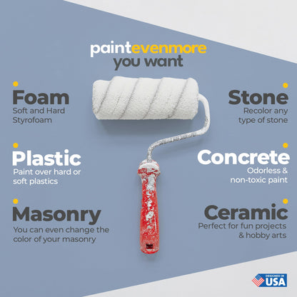 All in One Paint for Bathroom, Bathtub, Tile, Paint for Wet Surfaces, Sink, Kitchen Cabinet, Worktop, Wood, Furniture - Matte & 250ml